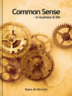 cover image of Common Sense in Business & Life